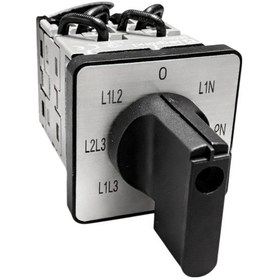 Resim Legrand 629010 10a Voltmetre Komütatörü 7 Pozisyonlu Faz Seçici Şalter 