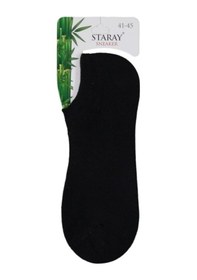 Resim Bonbonetti Bambu Dikişsiz Erkek Sneakers Çorap 36-40 Numara Siyah 40-45 Siyah 