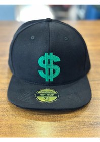Resim Hamze Dolar Usd Nakışlı Hip Hop Snapback Rapper Basket Cap Şapka 