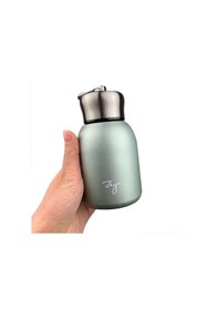 Resim Mufunye Öğrenciler İçin Taşınabilir 304 Paslanmaz Çelik Vakumlu Termo Matara, 300ml, Yeşil, Günlük Kullanım İçin İdeal. 