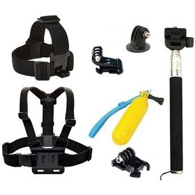 Resim Gplus St008 Gopro Eken Sjcam Aksiyon Kamera Aksesuar Set 8 Parça 