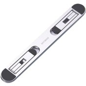 Resim Neevoyu Alüminyum Fırınlama Bilgisayar Tutucu: Katlanabilir, Yüksekliği Artıran Masaüstü Standı Gümüş 