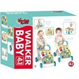 Resim Vardem Piyanolu 4in1 Bebek Yürüteci Turkuaz - BIB-6017 