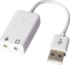 Resim Kablolu Usb To 7.1 Usb Ses Kartı Çevirici Aparat 