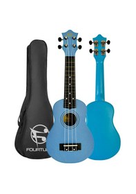 Resim Fourtune Loki Sp-21bl Soprano Mavi Ukulele Seti Başlangıç Seviye Mavi 