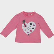 Resim GB Baby Kız Bebek Pembe T-shirt 22fw0bg2527 