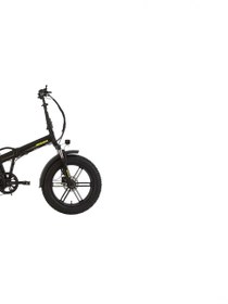 Resim Bisan E-Folding F3 20 Jant 7 Vites 43 Cm Haki Sarı Elektrikli Katlanır Bisiklet 