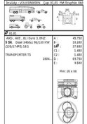 Resim GOETZE 87-72180-STD Piston Segman Std Transporter T5 2.5 TDI Axd Axe 3. 4. 5. Silindir 81.00Mm 