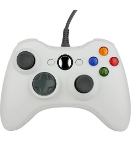 Resim DNR Bilişim Xbox 360/SLIM -Pc Laptop Uyumlu Titreşimli USB Kablolu Oyun Kolu (Pc ve Xbox 360 Uyumlu) - Beyaz 