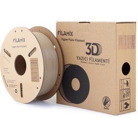 Resim FİLAMİX Yüksek Hızlı Hyper PLA+ Filament 1.75mm 1Kg-Ahşap 