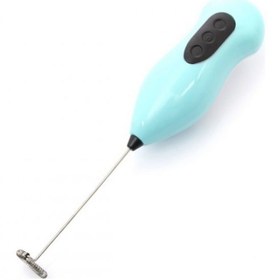 Resim Pilli Mini Mixer Kahve Süt Köpürtücü Karıştırıcı 