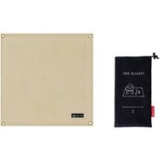 Resim Homyl Açık Kamp Yanmaz Kumaş Battaniye Barbekü Partisi Mat 50x50cm Bej 