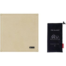 Resim Homyl Açık Kamp Yanmaz Kumaş Battaniye Barbekü Partisi Mat 50x50cm Bej 