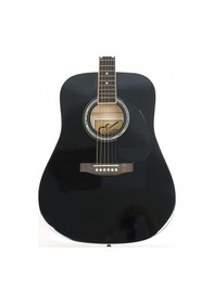 Resim Almira F650n-bk Siyah Akustik Gitar Mat Siyah Sap Parlak Gövde 