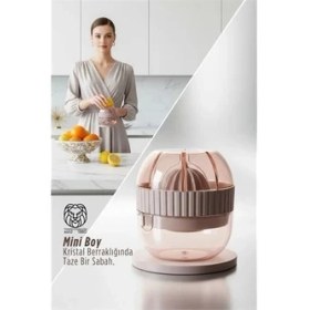 Resim Aesco Mey Ithalat® Mini Limon Sıkacağı , Narenciye Sıkacağı - Ergonomik Pratik Meyve Presi 