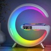 Resim Ally 15W Kablosuz Şarj Standlı Bluetooth Hoparlör Rgb Gece LAMBASI-(5775) 