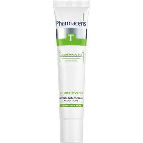 Resim Pharmaceris Pure Retinol 0,3 Kırışıklık ve Akne Karşıtı Yağlı Ciltler İçin Gece Kremi 40 ml 