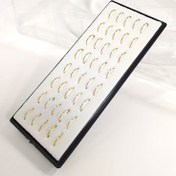 Resim 40 adet/Paslanmaz Çelik Burun Halkası, Erkek ve Kadınlar için C-şekilli Burun Çivisi Piercing Takı 