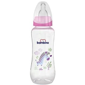 Resim Bambino B019 Düz Pp Biberon 250 ML Pembe 