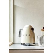Resim Smeg 50 Style Retro Krem 1,7 Lt Paslanmaz Çelik Kettle Klf03creu 
