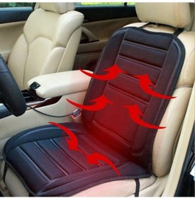 Resim Sones 12v Kış Isıtıcı Araba Koltuğu Elektrikli Isıtma Yastık Pedi Siyah 