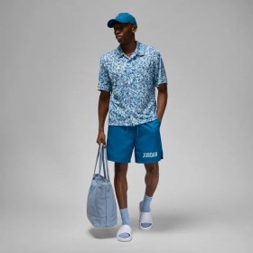Resim Nike FN4641 423 Jordan Essentials Erkek Havuz -Pilaj Üst Spor Giyim Gömlek 