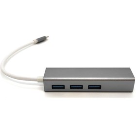 Resim Ba-usb-hb3c-3a1gt Usb 3.0, 3-ports Type C Hub Wıth Gıgabıt Ethernet 