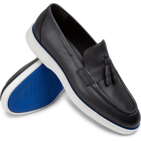 Resim Deery Deri Gri Erkek Loafer Ayakkabı - 01958Mgrıc01 