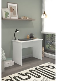 Resim Mono Modern Çalışma Masası 90x60 Cm Bilgisayar Ve Ders Masası Ofis Ve Home Office Masa Beyaz 
