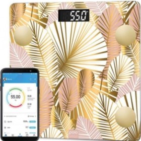 Resim HALL BREATHE Akıllı Bluetooth Tartı Baskülü, Sonbahar Renkleriyle Sağlıklı Ölçüm 