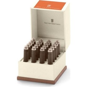 Resim Graf von Faber Castell Dolma Kalem Kartuşu Yanık Turuncu 141141 