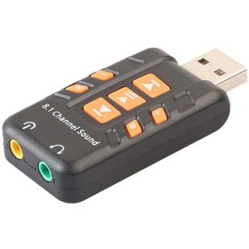 Resim Alfais 4753 Harici 8.1 Kanal Usb Çevirici 3.5mm Mikrofonlu Ses Kartı 