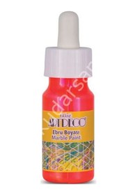 Resim Artdeco Ebru Boyası 92 Neon Turuncu 30ml 