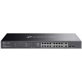 Resim Tp-lınk Omada Es220gmp 16 Port Gıgabıt + 2xgb Rj45/2xgb Sfp 250 Metre 250w Poe Yönetilebilir Rackmount Metal Kasa Swıtch 