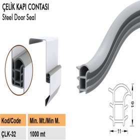 Resim Çelik Kapı Contası Çelik Kapı Fitili Çelik Kapı Fitili ÇLK-32 