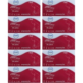 Resim Dr. Prüfer Vello Hızlı Hamilelik Testi Kaset Test x 10 Adet (Hamilelik Testi) 1 Adet 