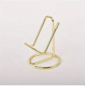 Resim Hightower Altın Kaplama Minimalist A-frame Masaüstü Standı: Tablet Ve Telefon Tutucu Altın 