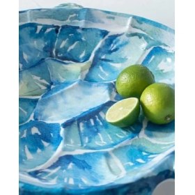 Resim Storemax Colleta Tabak Orta Boy Mavi/beyaz 