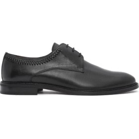 Resim Derimod Erkek Siyah Bağcıklı Deri Klasik Ayakkabı 25SFD602218 