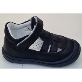 Resim Pappikids K005 Günlük Deri Erkek Çocuk Ilk Adım Sandalet Ayakkabı 