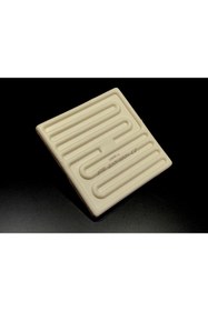 Resim SERN İnfrared Seramik Isıtıcı Rezistans DÜZ 122X122mm 650W 230V Beyaz Renk SFE Model 