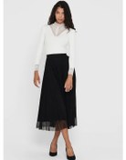 Resim Only Kadın Onllavına Beli Lastikli Maxi Boy Etek 15214303 Siyah Siyah 