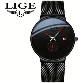 Resim Fochsia Lıge 2025 Ultra İnce Kız & Erkek Kol Saati Kırmızı Siyah Kadın Ve Erkek İçin Otomatik Tarih Diğer 