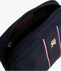 Resim Tommy Hilfiger Popette Camera Bag Corp Kadın Mavi Çanta - Aw0aw17710 