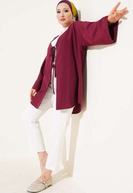 Resim VOLT CLOTHİNG Çift Bağcıklı Poplin Kimono 
