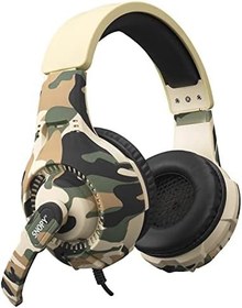 Resim RAMPAGE SNOPY SN-8800 GAMETIME Kamuflaj Desenli PC 3,5M PS4- XBOX-Mobile Gaming Oyuncu Mikrofonlu Kulaklık 