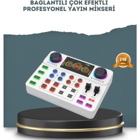 Resim Akinco Gürültü Engelleme Özellikli Canlı Yayın Ses Kartı 