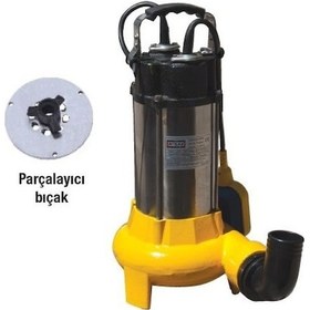 Resim Attlas V2000D-F Döküm Gövdeli 3,5 Hp Atık Su Pompası 