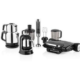 Resim A1818 Nero Inox 14 Parça Elektro Set 