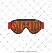 Resim Bay Etiket Hbg89 Snowboarding Yazili Etiket 